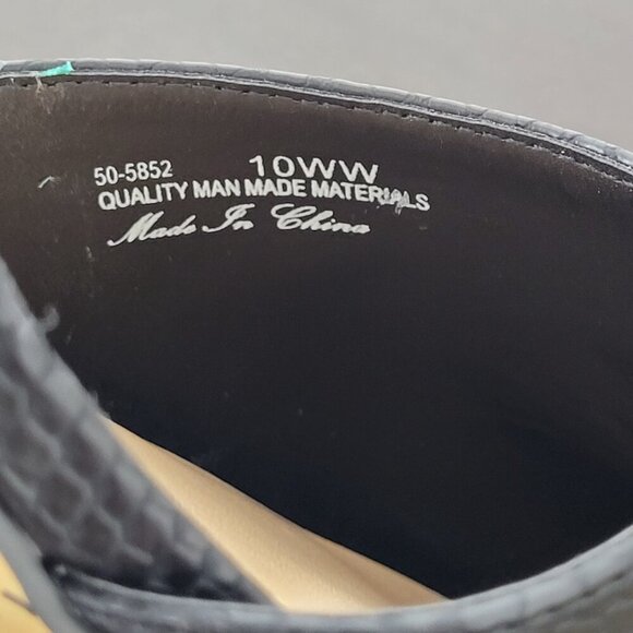 NEW Bella Vita Sarah II Womens 10 Black Snake Slingback    6CT - Picture 8 of 9